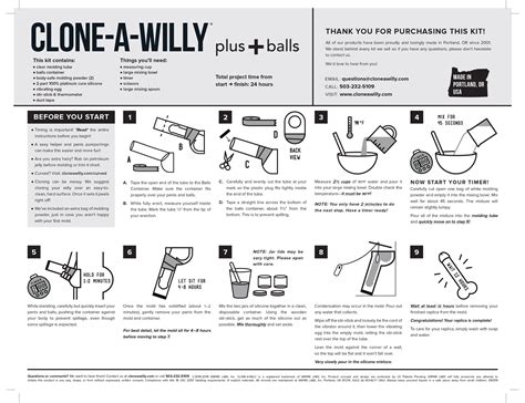 clone a willy instructions|Clone A Willy